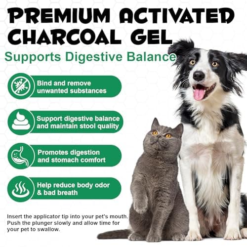 Activated Charcoal for Dogs & Cats | Dog First Aid Kit Essential | Emergency Rescue Remedy| Ready-to-Use Paste (1 Tube (1 FL.OZ)) — view 2