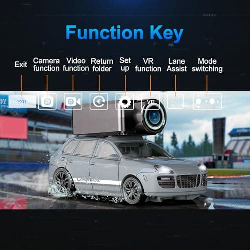 Hylukon 1:64 Scale WL Mini RC Drift Car, Remote Control Car with 720P HD WiFi Camera, Gyro, Ambient Lights, and VR Mode, Mini APP Controlled Toy Vehicle for Teens — view 4