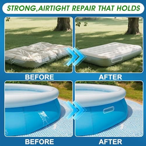 Air Mattress Patch Kit 80ML, Heavy Duty Waterproof Vinyl PVC Adhesive — view 3