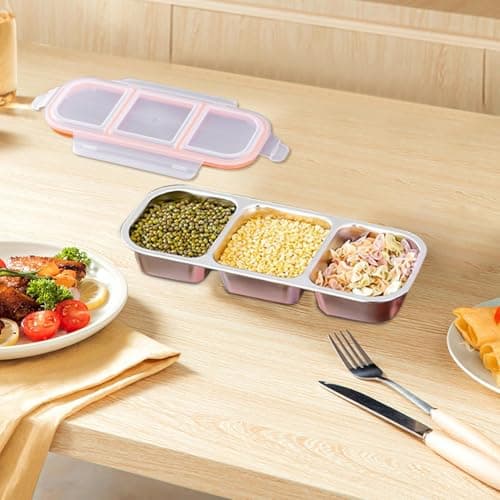 Snack Pack Containers Food-Grade Stackable Multi Compartment Divider — view 4