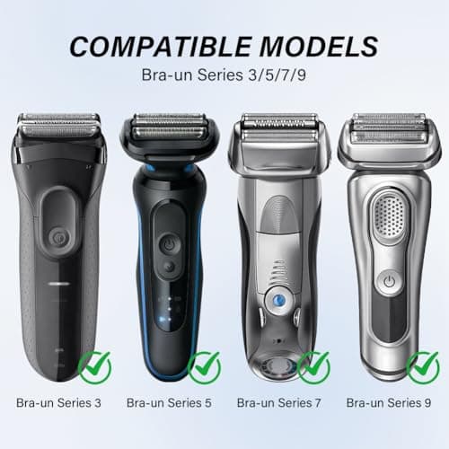 AOGOE Braun Series Electric Shaver Travel Bag 3 Series 5 Series 6 Series 7 Series 8 Series 9 Portable Electric Shaving Case EVA Hard Travel Bag Black — view 5