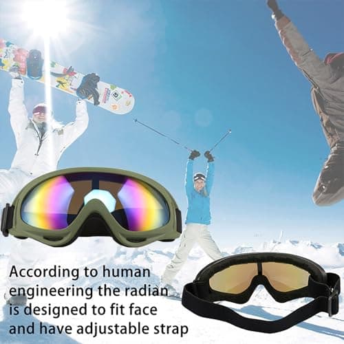 Ski Goggles Snowboard Goggles for Men Women Kids UV Protection Goggles — view 5