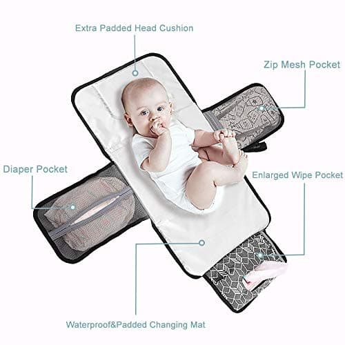 Lekebaby Portable Nappy Changing Mat Travel Baby Change Mat — view 4