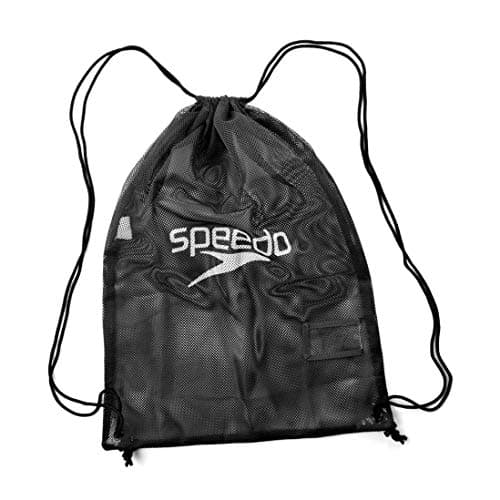 Speedo Unisex-Adult Pool Mesh Bag | Kit Bag | Swim Bag Bag, Black, One Size — view 6