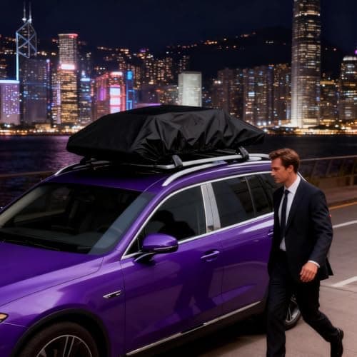 Waterproof Car Roof Cover, Cargo Carrier, Foldable — view 5