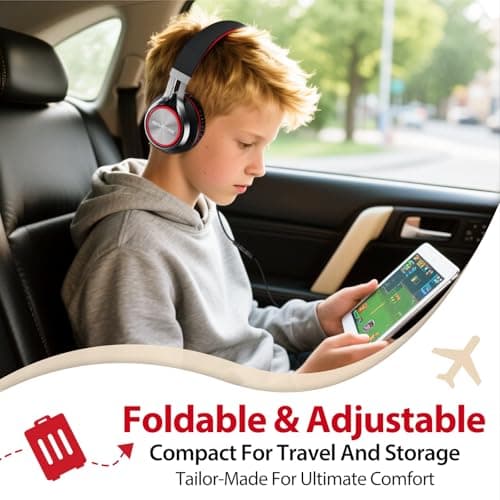 INFURTURE USB C Headphones Wired Over-Ear Headphone with Microphone — view 2