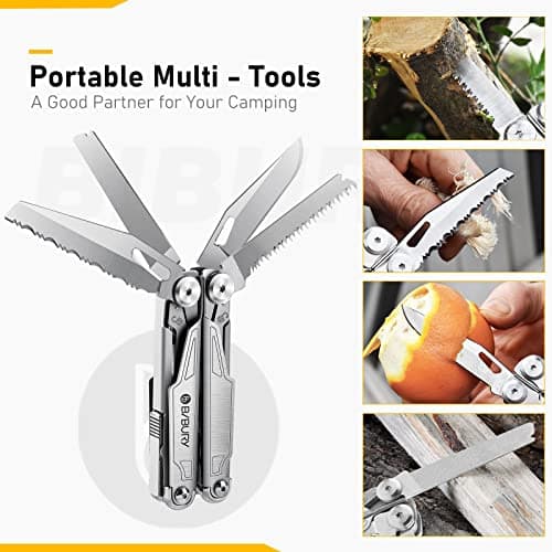 BIBURY Multitools, Upgraded Multi Tool Pliers Stainless Steel EDC Tool — view 4