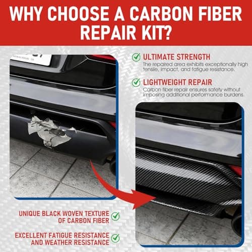 Carbon Fibre Repair Kit, Fiberglass Repair Kits, 5 Sets — view 5