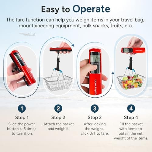 travel inspira Battery-Free Luggage Scale, Suitcase Weighing Scales — view 6