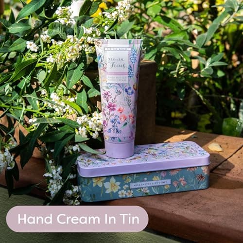 Heathcote & Ivory Hand Cream 100ml In A Reusable Tin, Shea Butter, Moisturiser For Dry Skin, Aromatic Fragrance, Beauty Gift, Travel Size, Vegan and Cruelty Friendly — view 2