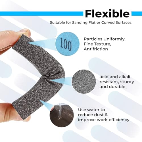 ZOPPER Sanding Sponge Set, 6-Pack Multi-Grit Sanding Blocks — view 4
