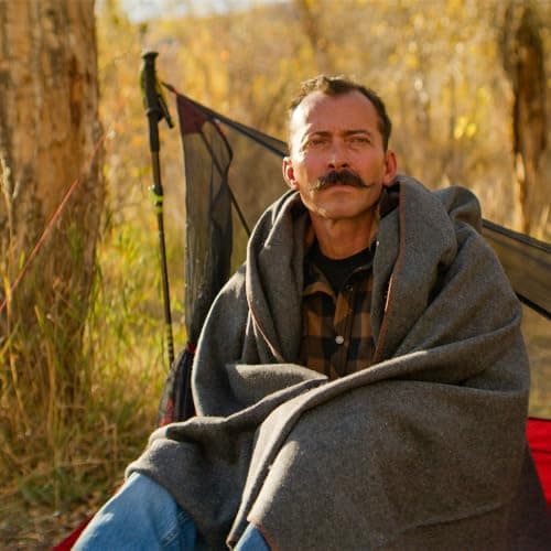 Arcturus Military Wool Blanket - 4.5 lbs, Warm, Heavy, Washable, Large 64" x 88" - Great for Camping, Outdoors, Survival & Emergency Kits (Military Gray) — view 4