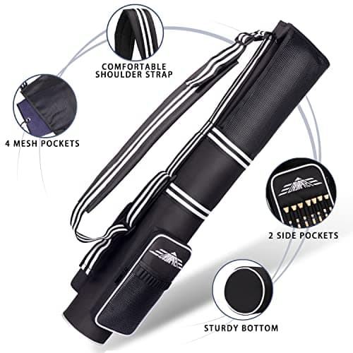 Champkey Professional Golf Sunday Bag (Carry 3-9 Clubs) - 6 Carry Pockets & Adjustable Sling Strap Golf Carry Bag Ideal for Golf Course & Travel — view 2
