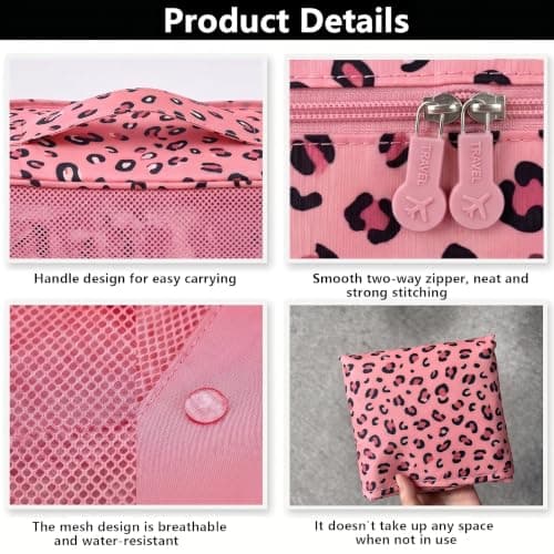 6 PCS Large Packing Cubes, Lightweight Luggage Packing Organizers Cubes — view 3