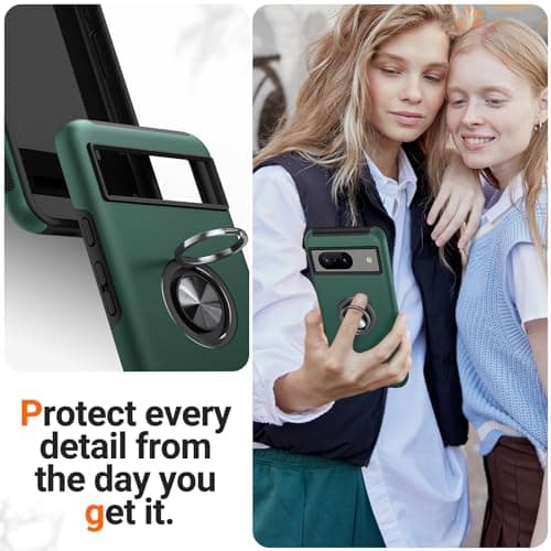 AOUIA for Google Pixel 8 Case Ring Holder Stand Shockproof Phone Case — view 6