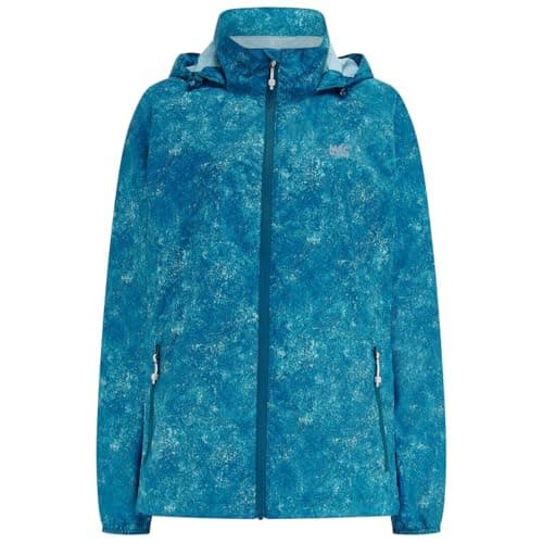 Mac in a Sac Origin II Waterproof Packable Jacket Unisex, M, Teal Etch