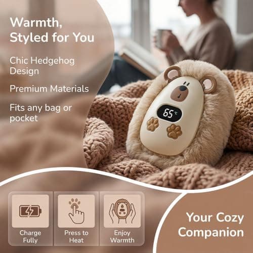 Naughty Bear Hand Warmer Stuffed Cartoon 3 Heat Levels — view 5