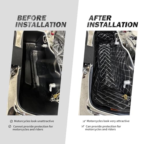 HDBUBALUS Motorcycle Saddlebag Liners Fit for Harley Touring 2014-2023 — view 3