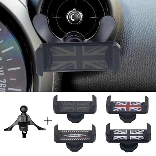 Mobile Phone Holder for Mini Cooper R55 R56 R57 R60 R61, Car Mobile Cradle — view 3