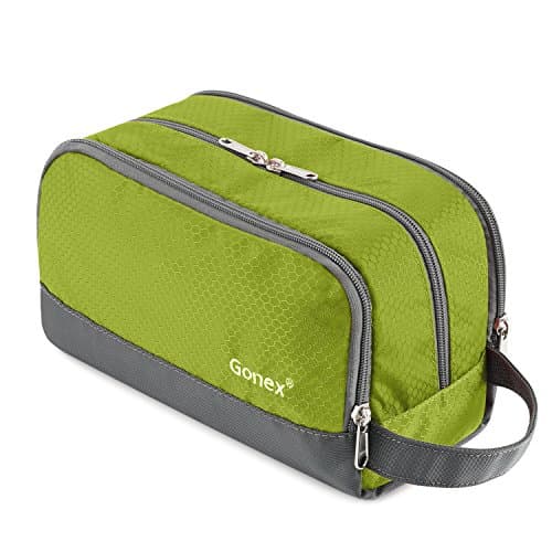 Gonex Men's Toiletry Bag, Water-Resistant Nylon Travel Wash Shower Bag