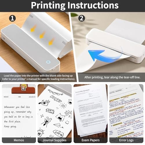 100 Sheets A4 Thermal Printer Paper Folding A4 Printer Paper 65gsm — view 6