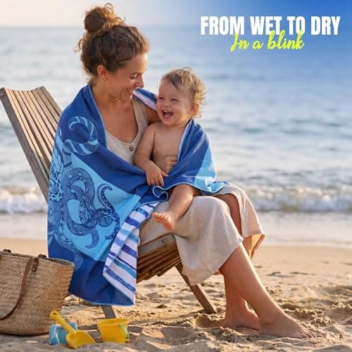 Utopia Towels - 2 Pack Microfiber Beach Towel (81 x 180 CM) — view 5