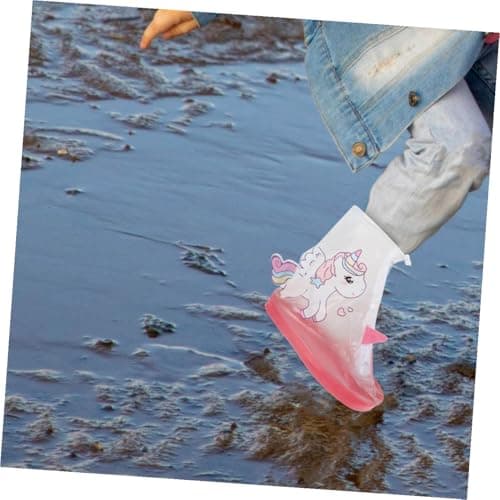 Cabilock Rainproof Shoe Covers Boot Protector for Camping Outdoor Travel Reusable Non Slip Shoes Cover for Adults and Boys and Girls — view 5