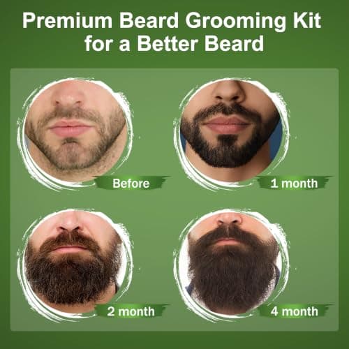 XIKEZAN Beard Grooming Kit for Men Gifts/Cedarwood-Soften,Soothe Beard — view 2