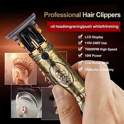 Suttik Hair Clippers Men,Cordless Mens Beard Trimmer,Zero Gap Hair Trimmer — view 4