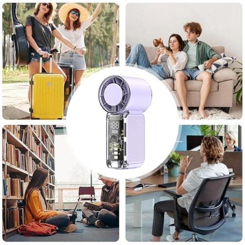 Handheld Mini Fan Portable Personal Cooling Fan Rechargeable — view 5