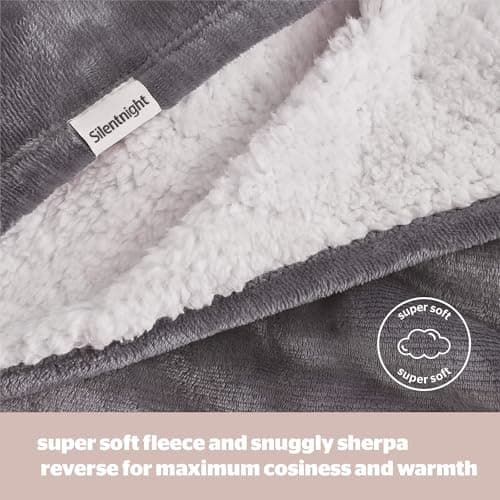 Silentnight Snugsie Wearable Blanket, USB Heated, Charcoal — view 6