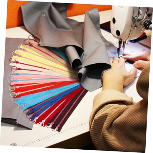 SEWOART 20pcs Small Zipper Replacement Kit for Jacket Repair Luggage Zipper Fix Sewing Colors — view 6