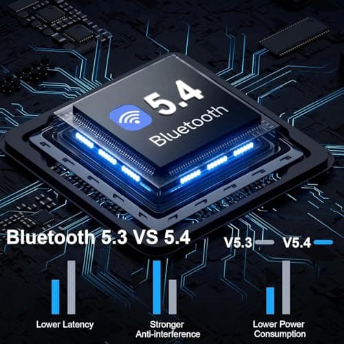 2026 Wireless Earbuds, Bluetooth 5.4 Headphones, 50H Playtime In Ear Earphones HiFi Stereo, Ear buds with 4 ENC Noise Cancelling Mics Deep Bass, IP7 Waterproof Earbuds with LED Display, Fast Charging — view 2