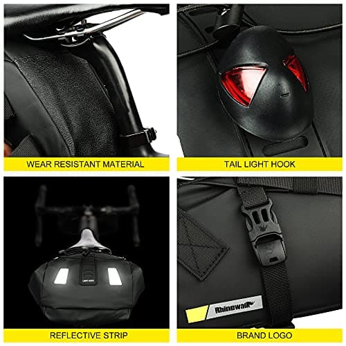 Rhinowalk Bike Saddle Bag 10/13L Waterproof Bicycle Under Seat Bag Cycling Storage Bag for Mountain Road Bike — view 4