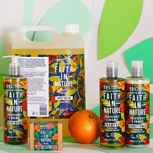 Faith In Nature Natural Orange Hand Soap Bar, Detoxifying, Vegan and Cruelty Free, No SLS or Parabens, 100 g (Pack of 2) — view 6