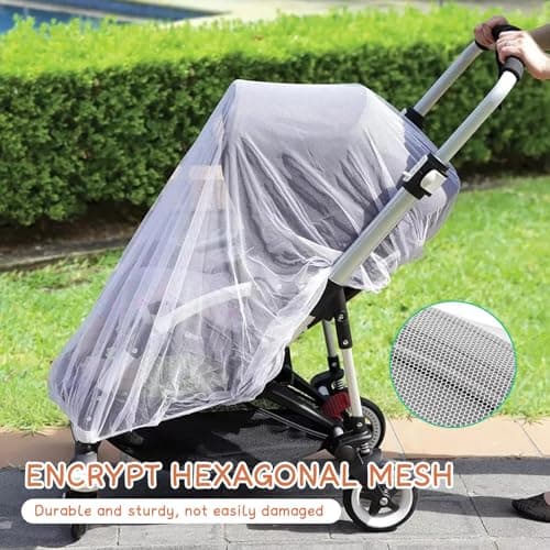 TAGMEIU Baby Mosquito Net for Pram, Portable Universal Pram Net Cover — view 5