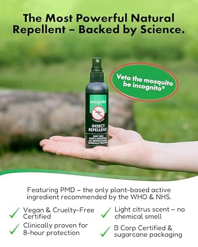 Incognito Mosquito Repellent Spray Natural DEET Free 100ml — view 3