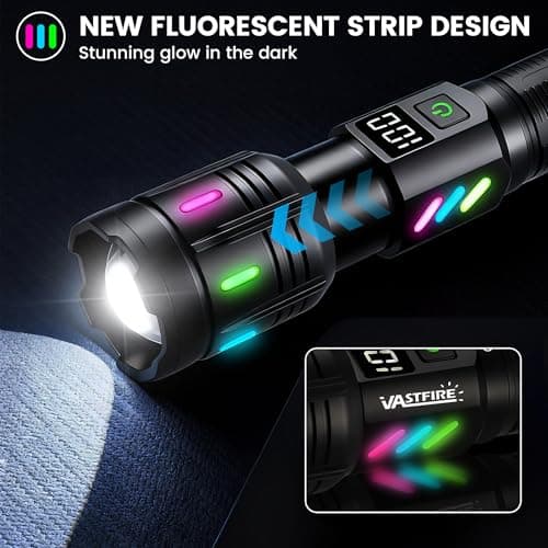 Super Bright Torch 500000 Lumens, High Powered Powerful LED Torches — view 3