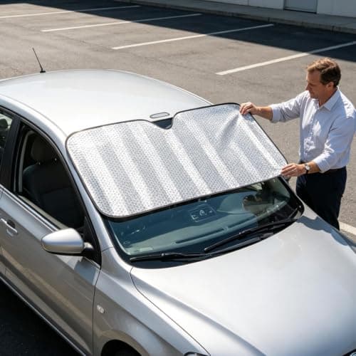Sun Protection for Windscreen Universal Reflective Thickened — view 2