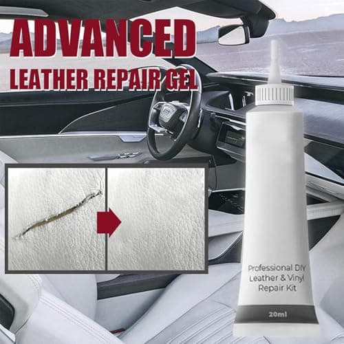 Bavokon 2 White Black Leather Repair Cream,Leather Repair Gel Kit,Car Leather Restorer Kit,Leather Repair Kit For Sofas,Leather Scratch Repair For Leather Car Seats,Sofas,Jackets,Bags,Belts,Suitcases — view 5
