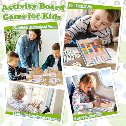 Montessori Toys for 3 4 5 6 Year Old Boys, Kids Magnetic Maze Puzzle Games — view 5