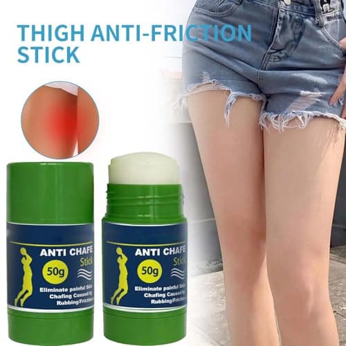 Anti Chafe Balm Stick for Men & Women, Cycling & Walking, Anti Friction Stick for Running,Sweat Resistant Glide-On Anti Chafing Cream for Thighs & Underarms — view 2