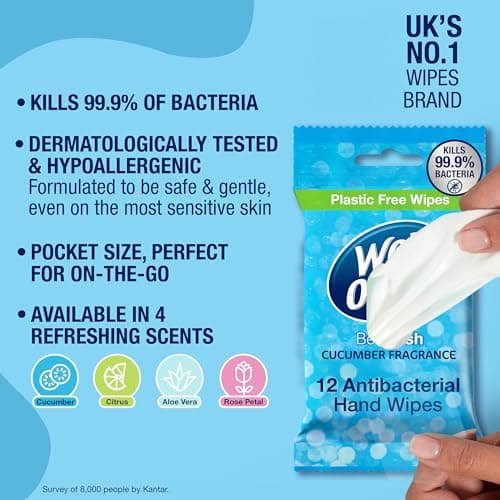 Wet Ones Be Fresh – Antibacterial Biodegradable Hand Wipes – 144 Wipes — view 2