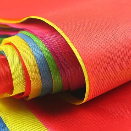 328ft/100M Bunting Banner, Bunting Outdoor Waterproof Reusable Nylon Fabric Pennant Bunting with 200pcs Triangle Flags for Mother‘s Day Garden Festival Birthday Wedding National Day Party Decorations — view 3