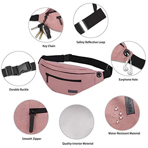 MAXTOP Large Bumbag Waist Fanny Pack for Men Women — view 4