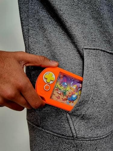 Travel Water Game Handheld Miniture Water Toss Ring Aqua Ring Game Ideal Road Trip Entertainment Great For Stress & Anxiety Relief Easy to Store Away (ONE RANDOM COLOUR GAME) — view 6
