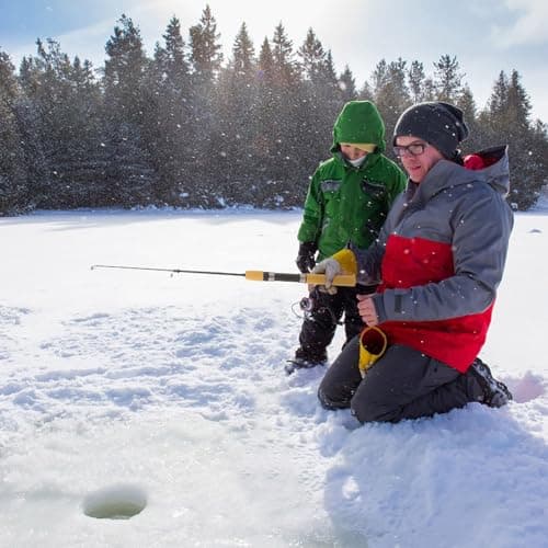 Telescopic Fishing Rod Portable Carbon Winter Ice Fishing Pole — view 6