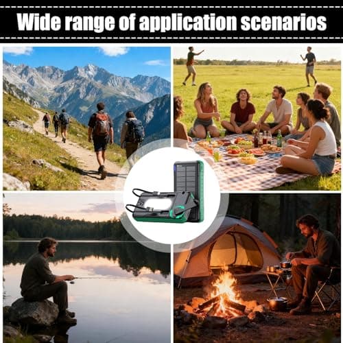 Solar Battery Bank 20000mAh Survival Battery Pack — view 4