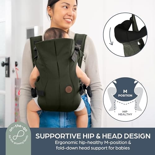 Dreambaby Traveller 3-in-1 Baby Carrier - Hip Friendly Wider Base Design – Use Facing in, Facing Out, or Backpack Style - Lightweight, Breathable Infant Support — view 4