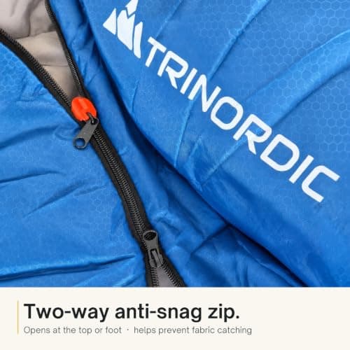 Trinordic 3-Season Camping Sleeping Bag – Rectangular for Adults — view 5